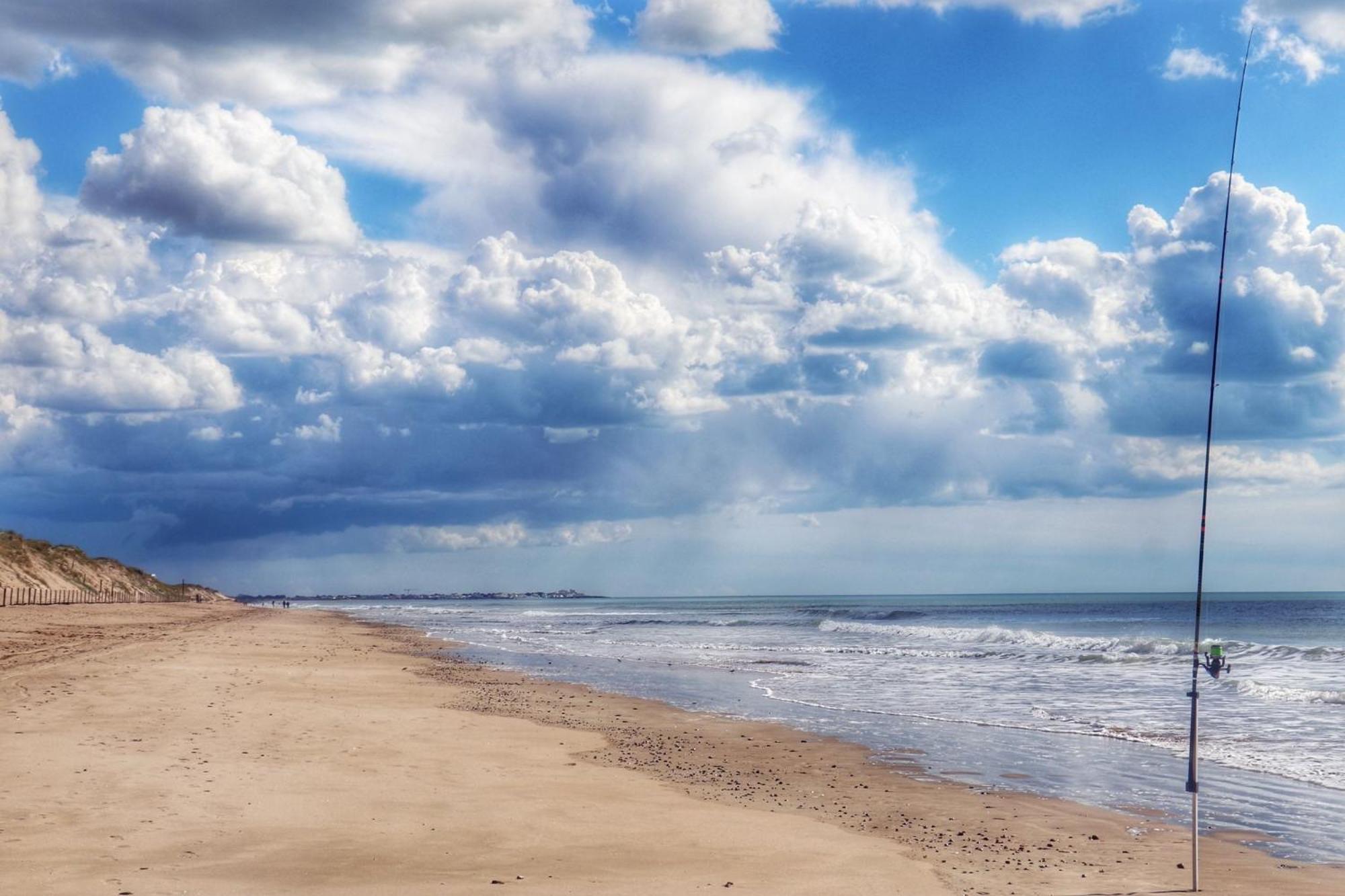 La Dune, Proche Rue Pietonne Et Plage Сен-Жан-де-Мон Экстерьер фото